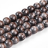 Baking Painted Glass Beads Strands DGLA-N008-8mm-09-1