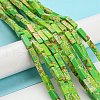 Synthetic Imperial Jasper Dyed Beads Strands G-D077-C01-12-2