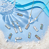 SUPERFINDINGS 12Pcs 2 Styles Natural Paua Shell/Abalone Shell Pendants FIND-BC0013-35-5
