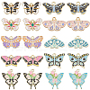 SUNNYCLUE 20Pcs 10 Styles Alloy Enamel Pendants FIND-SC0012-36-1