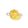 Transparent Acrylic Connector Charms PALLOY-JF03680-02-3