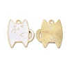 Alloy Enamel Pendants ENAM-D046-33KCG-02-1