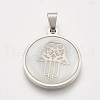 201 Stainless Steel Pendants STAS-T038-22-1