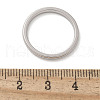 304 Stainless Steel Plain Band Rings STAS-I160-E02-P-5