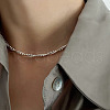 Braided Brass Ball Chain & Snake Chain Necklaces for Women FS-WG5C425-01-4