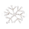 Christmas Seed Beads Beaded Charms PALLOY-MZ00328-01-4