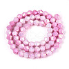 Electroplate Bicone Glass Beads Strands EGLA-T021-6mm-16-03-2