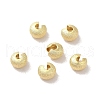 Brass Crimp Beads Covers FIND-Z039-07C-G-2