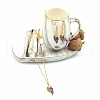 Fruits Alloy Enamel Pendant & Dangle Earrings Sets WGD4C05-05-1
