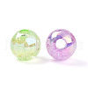 Transparent Crackle Acrylic Beads OACR-I015-41-2