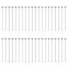 BENECREAT 925 Sterling Silver Ball Head Pins STER-BC0002-16C-1