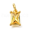 925 Sterling Silver Pave Clear Cubic Zirconia Charms STER-V001-02G-11-1