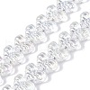 Transparent Electroplate Glass Beads Strands EGLA-N012-15-1