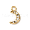 Ion Plating(IP) 304 Stainless Steel with Rhinestone Charms STAS-G351-16G-02-1
