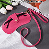 CREATCABIN 1 Set Portable Imitation Leather Eyeglass Cases AJEW-CN0002-45F-4
