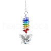 Chakra Theme Faceted K9 Glass Suncatchers PW-WG22479-01-1