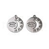 304 Stainless Steel Pendants STAS-U052-02A-P-1