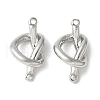 Brass Knot Connector Charms KK-S518-05P-1