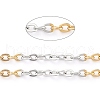 Two Tone 304 Stainless Steel Cable Chains CHS-B001-04-4