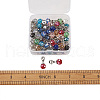 Electroplate Faceted Glass Pendants HJEW-TA0001-05-8
