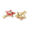 Brass Micro Pave Cubic Zirconia Pendants KK-C058-16G-2