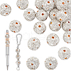   20Pcs Polymer Clay Rhinestone Beads RB-PH0001-47-1