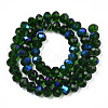 Electroplate Glass Beads Strands EGLA-A034-T1mm-L27-3