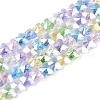 Transparency Glass Beads Strands GLAA-T025-03A-01-1