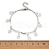 304 Stainless Steel Star Charm Bracelets BJEW-R021-02P-5