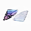 Printed Acrylic Big Pendants OACR-N144-02-2