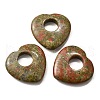 Natural Unakite Pendants G-F708-04G-1