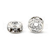 Brass Rhinestone Spacer Beads RB-A014-Z5mm-01S-3