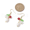 Mother's Day Jewellery Natural Cultured Freshwater Pearl Dangle Earrings EJEW-JE05860-01-3
