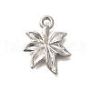 Anti-Tarnish 304 Stainless Steel Pendants STAS-I321-65P-1