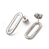 304 Stainless Steel Stud Earrings for Women EJEW-I281-23P-2