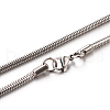 304 Stainless Steel Snake Chain Necklaces STAS-M174-005P-3.2A-1