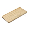 Rectangle Bamboo Bracelet Design Boards X1-AJEW-D057-01-2
