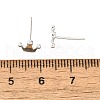 S925 Sterling Silver Stud Earrings EJEW-P305-01D-P-5