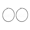 304 Stainless Steel Big Hoop Earrings EJEW-F105-03B-2