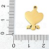 304 Stainless Steel Pendants STAS-F315-01G-3