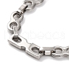 201 Stainless Steel Infinity Link Chain Necklace NJEW-F222-28P-3