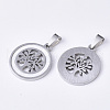 201 Stainless Steel Pendants STAS-N089-71P-2