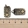 Tibetan Style Brass Pendants KK-M284-39AB-3