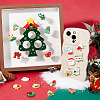 SUNNYCLUE 80Pcs 20 Styles Christmas Opaque Resin Cabochons RESI-SC0005-60-4