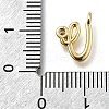 Brass Micro Pave Cubic Zirconia Pendants KK-B132-12G-V-3