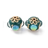 Handmade Resin Indonesia Round Beads IPDL-P005-12KCG-01-1