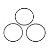 Ion Plating(IP) 304 Stainless Steel Linking Ring S-STAS-S079-13-B06-B-1