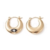 316 Stainless Steel Hoop Earrings EJEW-I282-01B-01G-2