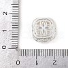 Hollow Rack Plating Brass Cubic Zirconia Beads KK-L236-13S-02-3