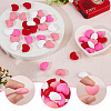 DICOSMETIC 40Pcs 4 Colors Heart Food Grade Eco-Friendly Silicone Beads SIL-DC0001-77-4